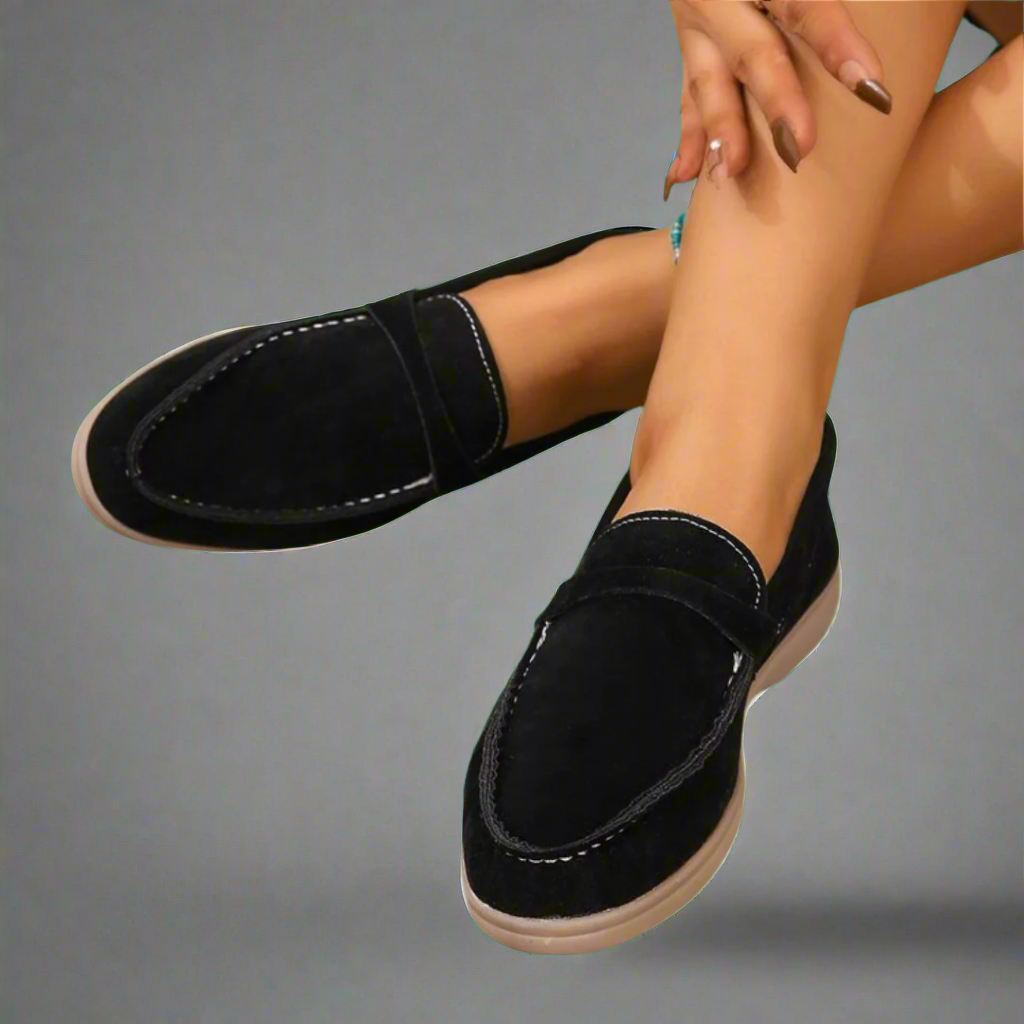 Lina | Elegante Suède Mocassins