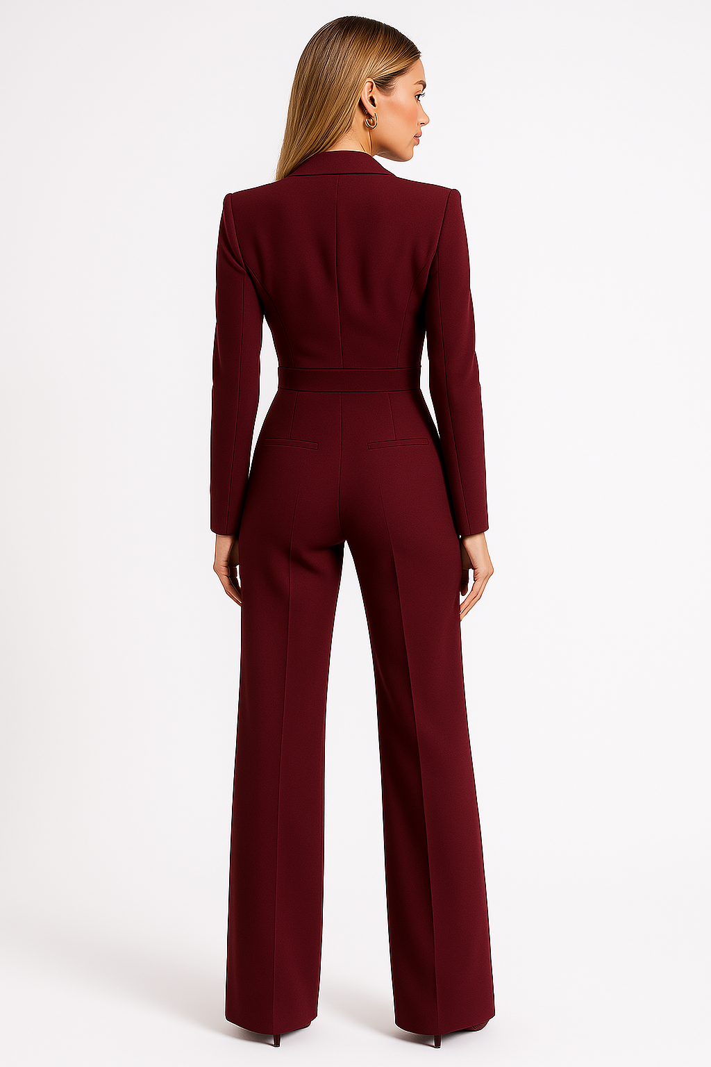 Dames Jumpsuit met Diepe V-hals | Elegante pasvorm met moderne uitstraling