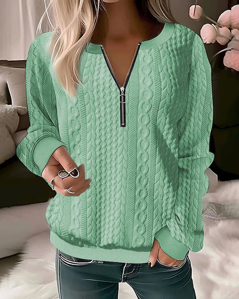 Aurora™ | Zip Up Sweater