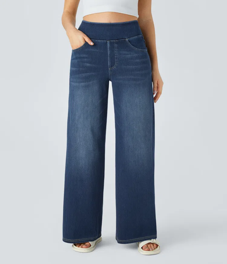 Flora | Comfortabele jeans met hoge taille