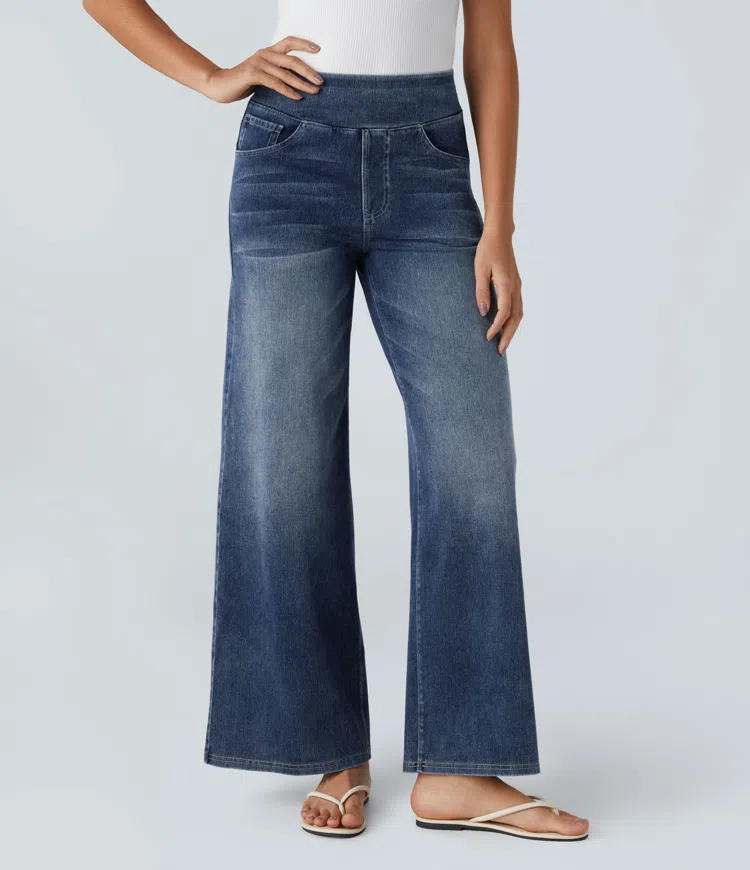 Flora | Comfortabele jeans met hoge taille