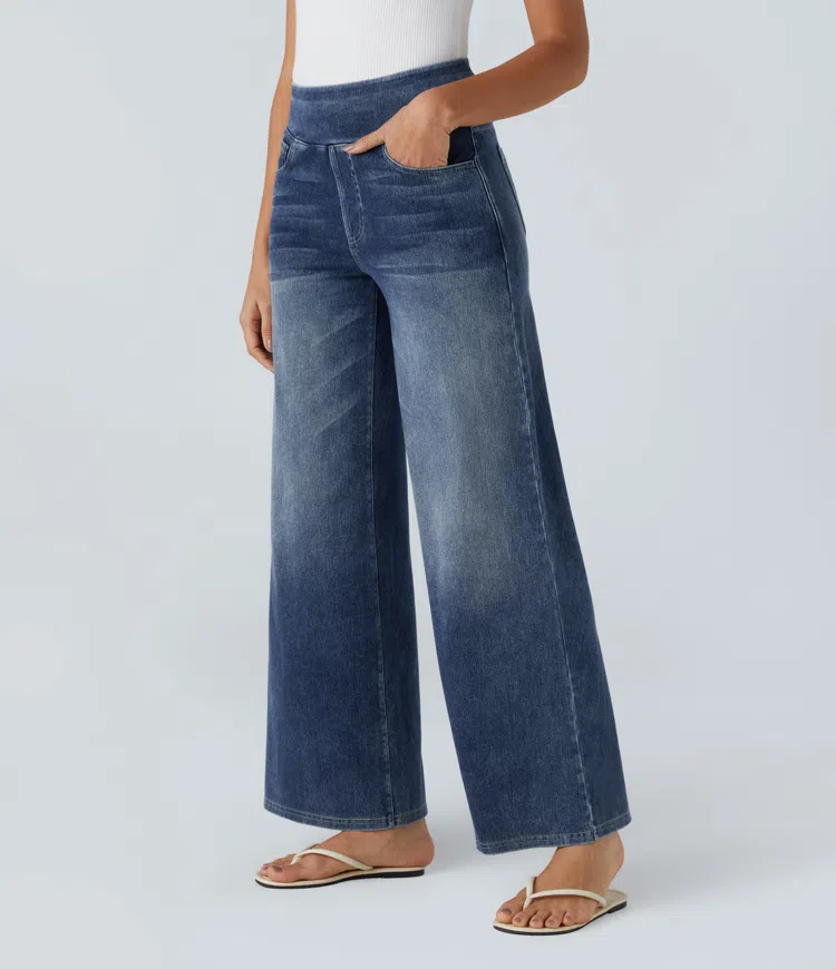 Flora | Comfortabele jeans met hoge taille