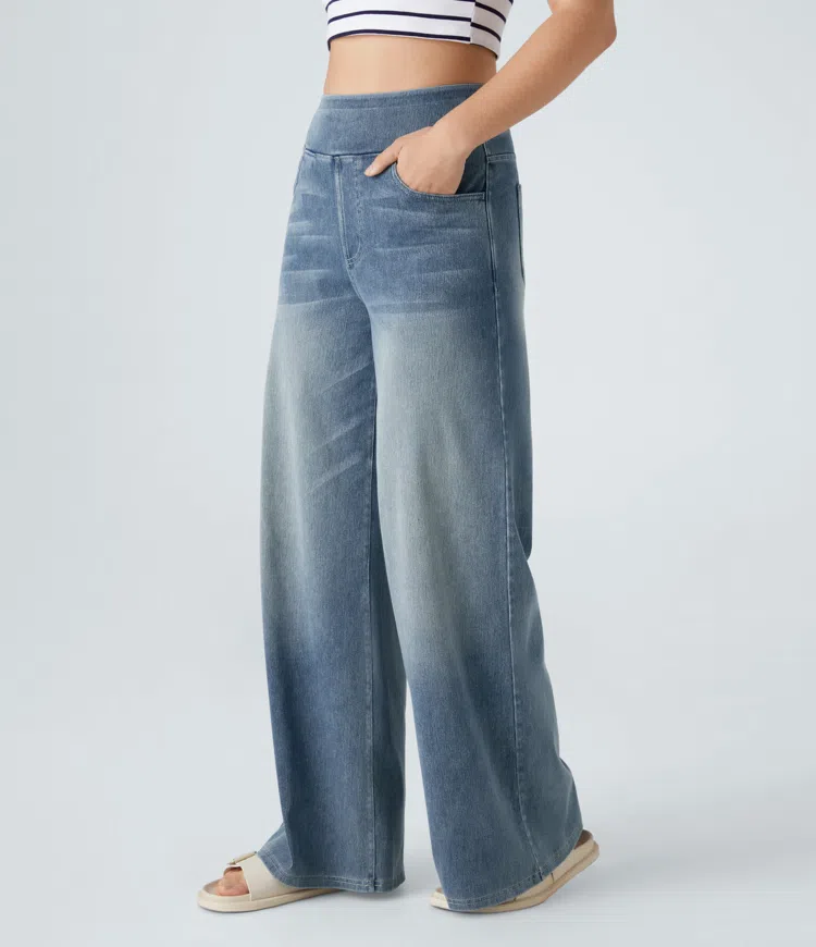 Flora | Comfortabele jeans met hoge taille