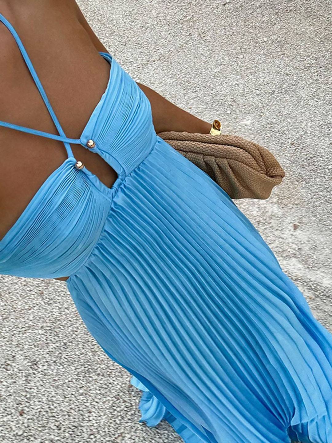 Lumaé Sky Dress | Blauw