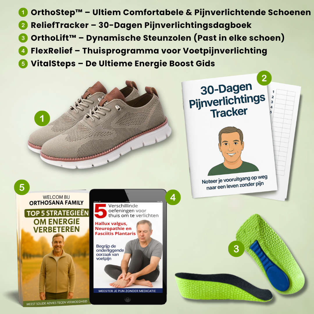 OrthoStride™ – Ultiem Comfortabele & Pijnverlichtende Schoenen