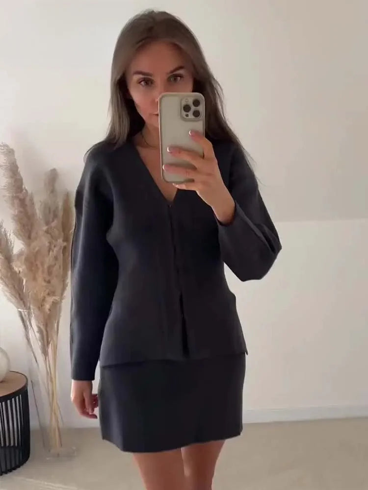 Merlé gebreide set - Elegance