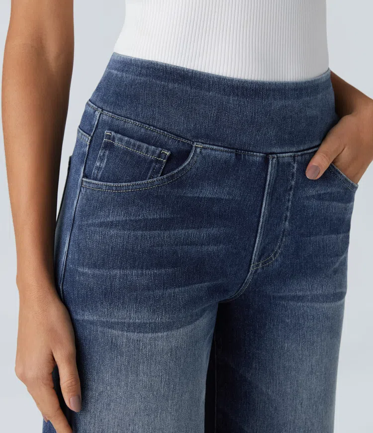 Flora | Comfortabele jeans met hoge taille
