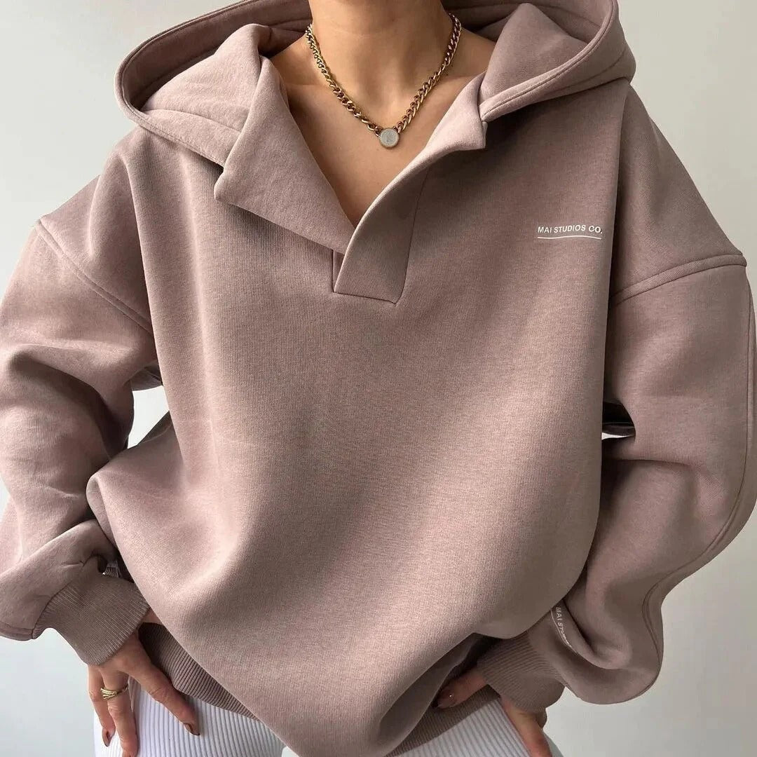 Bibi - Oversized Dames Hoodie voor de Herfst