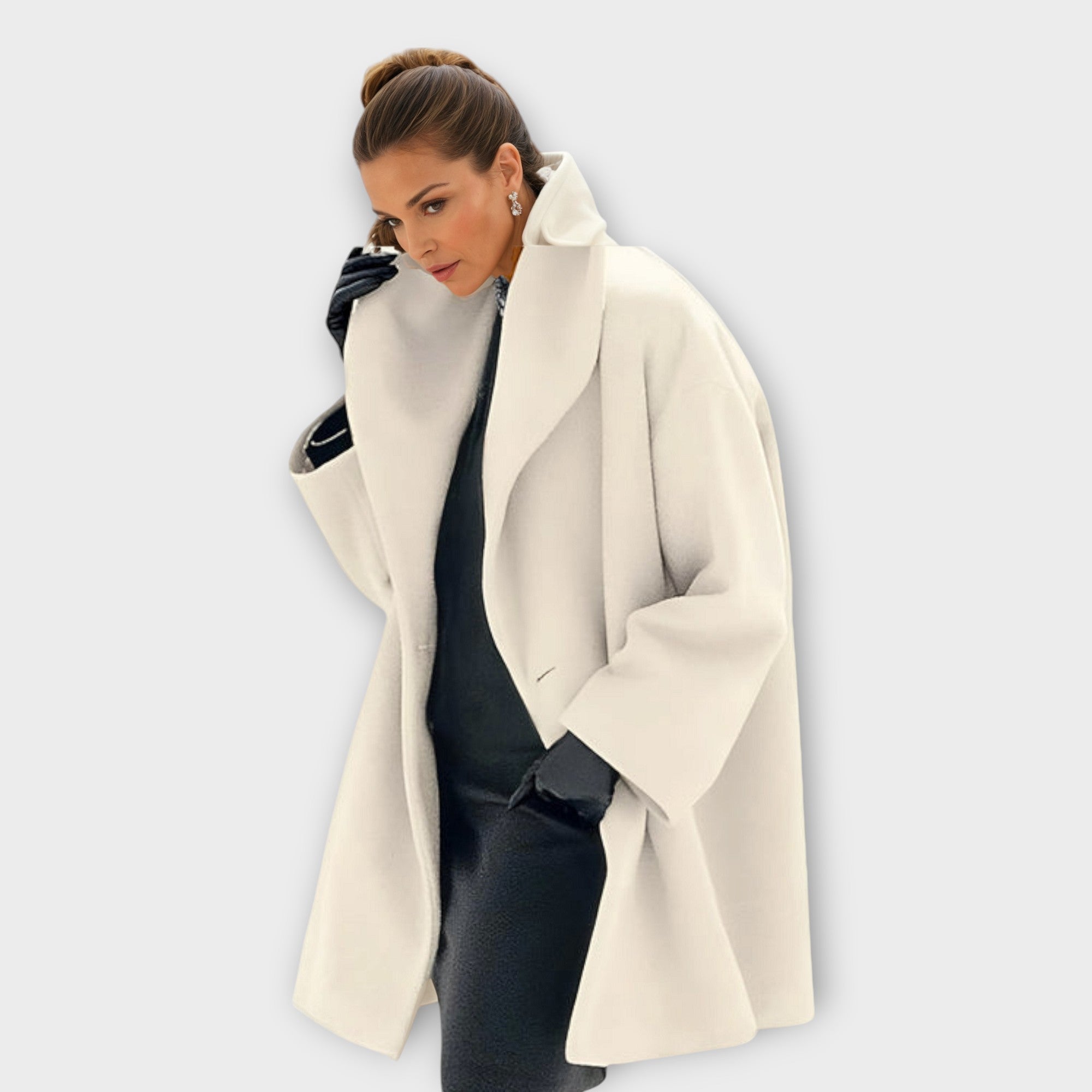 Emy | Premium Winddichte Wollen Mantel