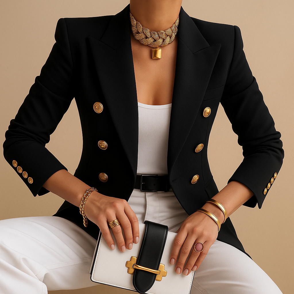 Elegante lange blazer voor dames | Lavida