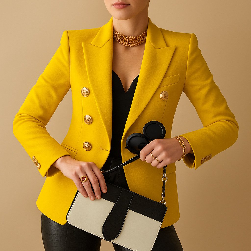 Elegante lange blazer voor dames | Lavida