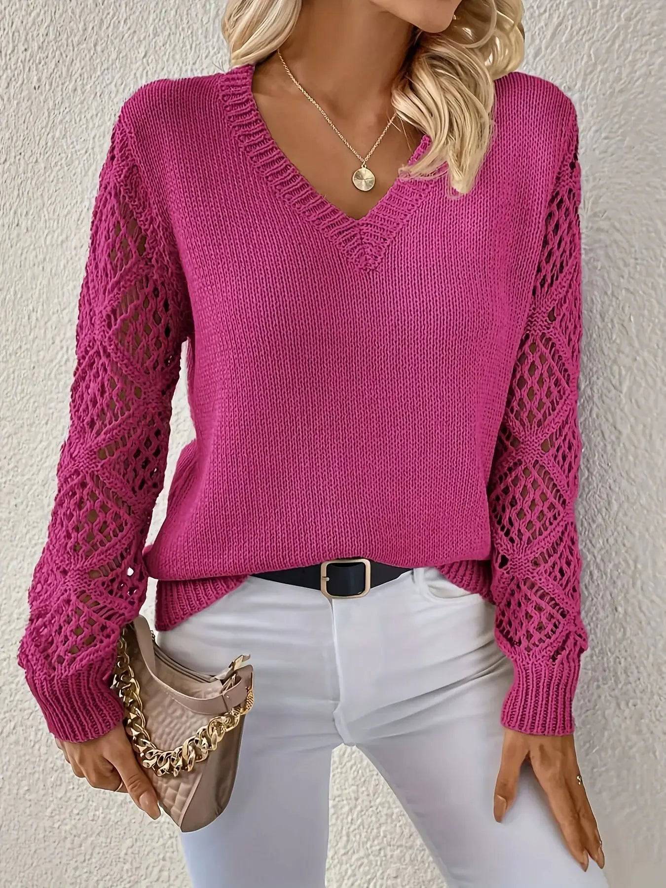 Maria - sweater with V-neckline
