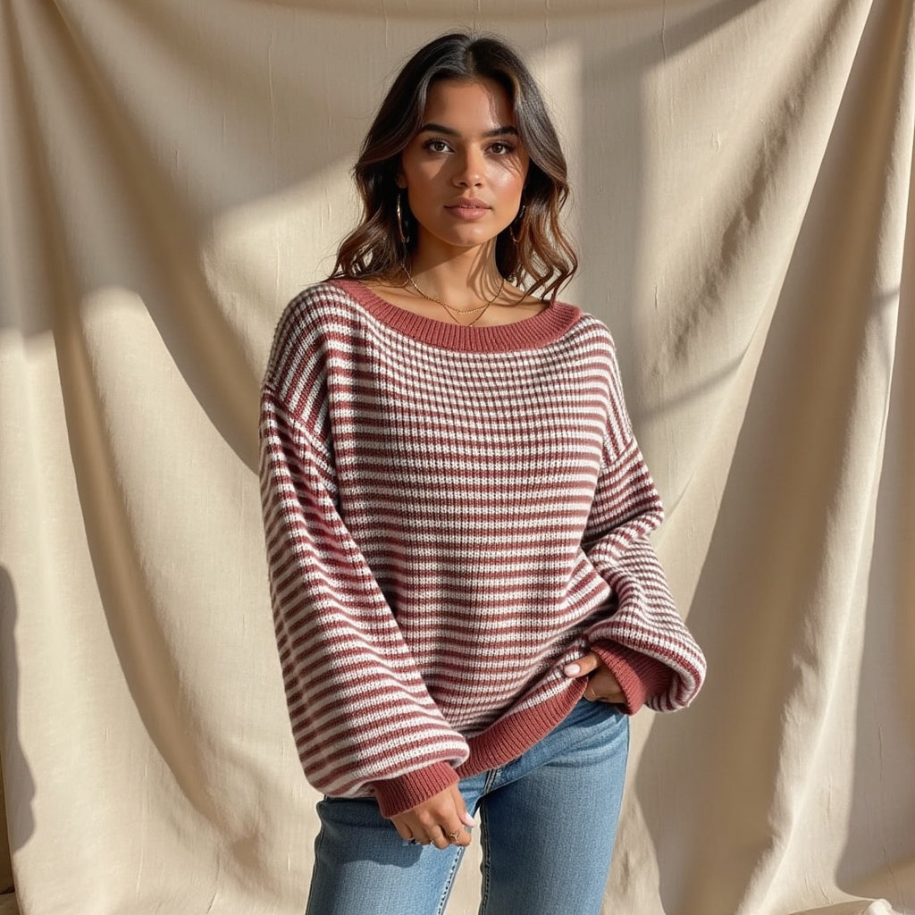 Mathilde | Gebreide Off-Shoulder Top