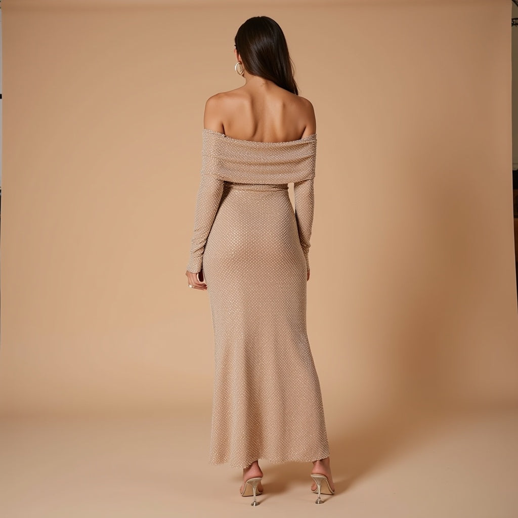 Robe Margaux - Off-Shoulder Jurk