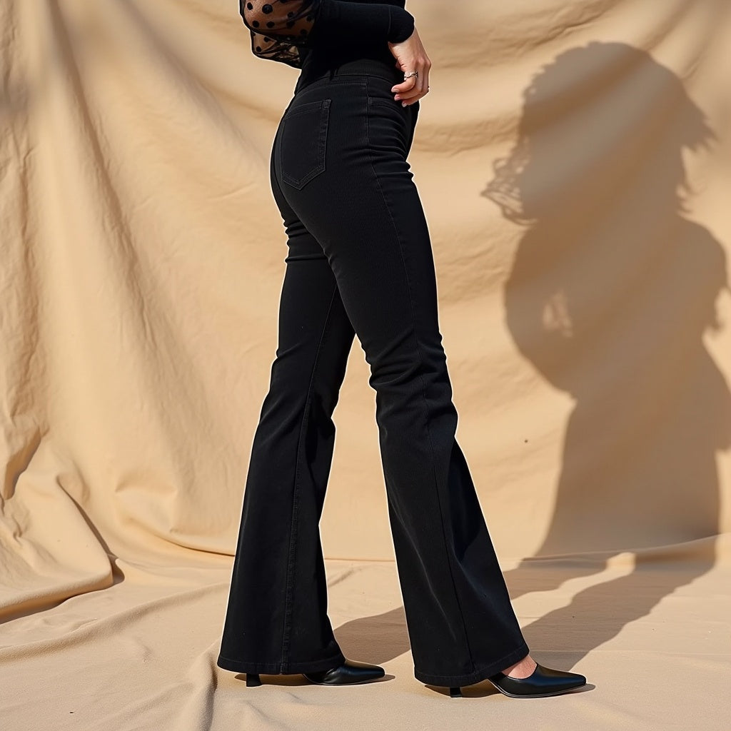 Jacquelin | Corduroy Flared Broek