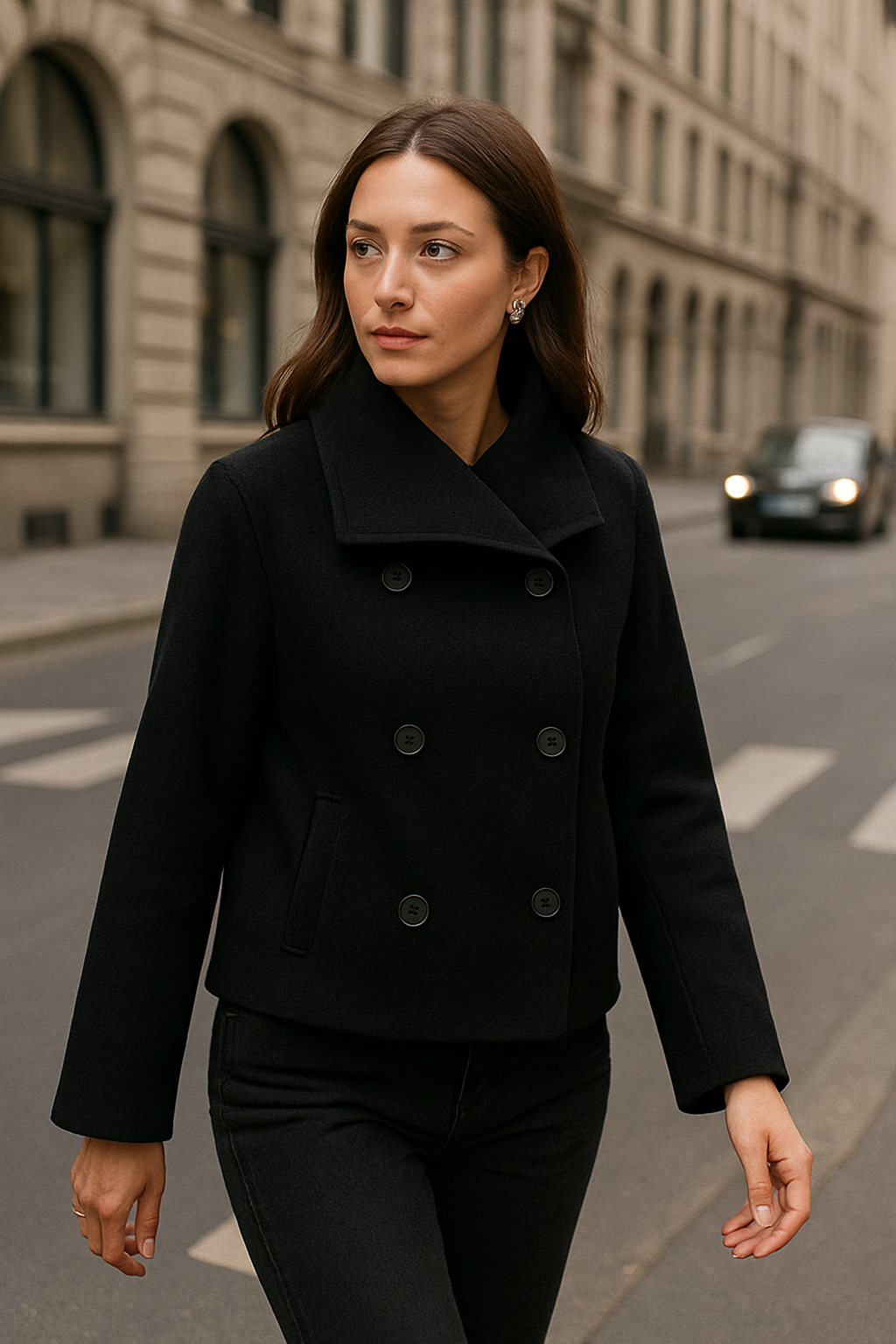 Veerle | Luxe Korte Jas