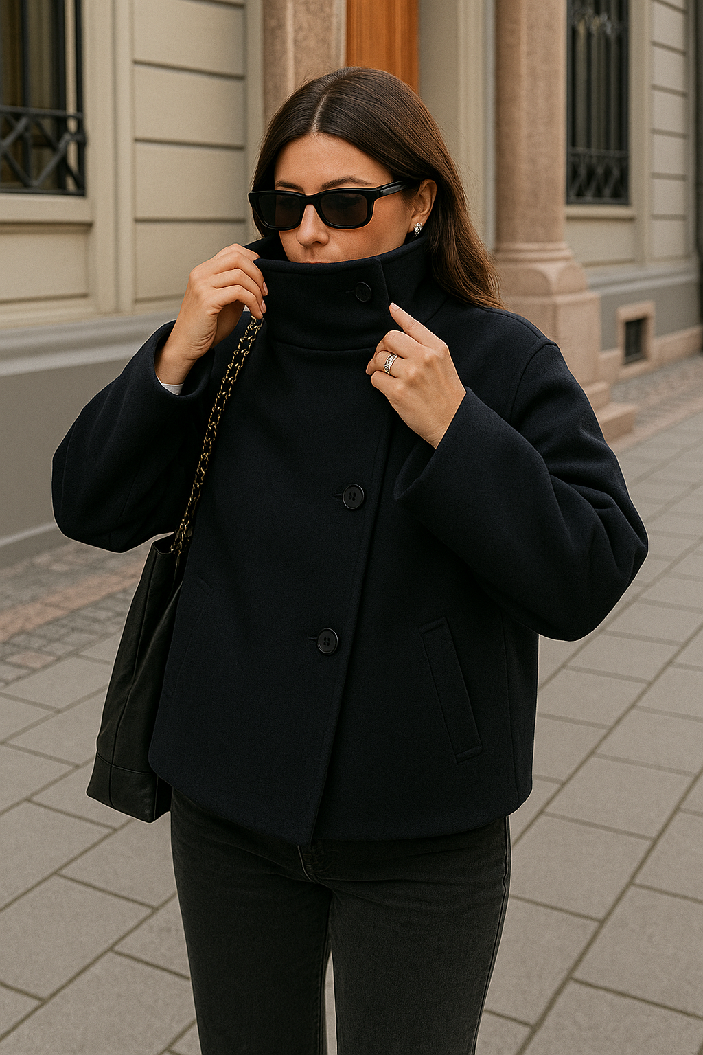 Veerle | Luxe Korte Jas