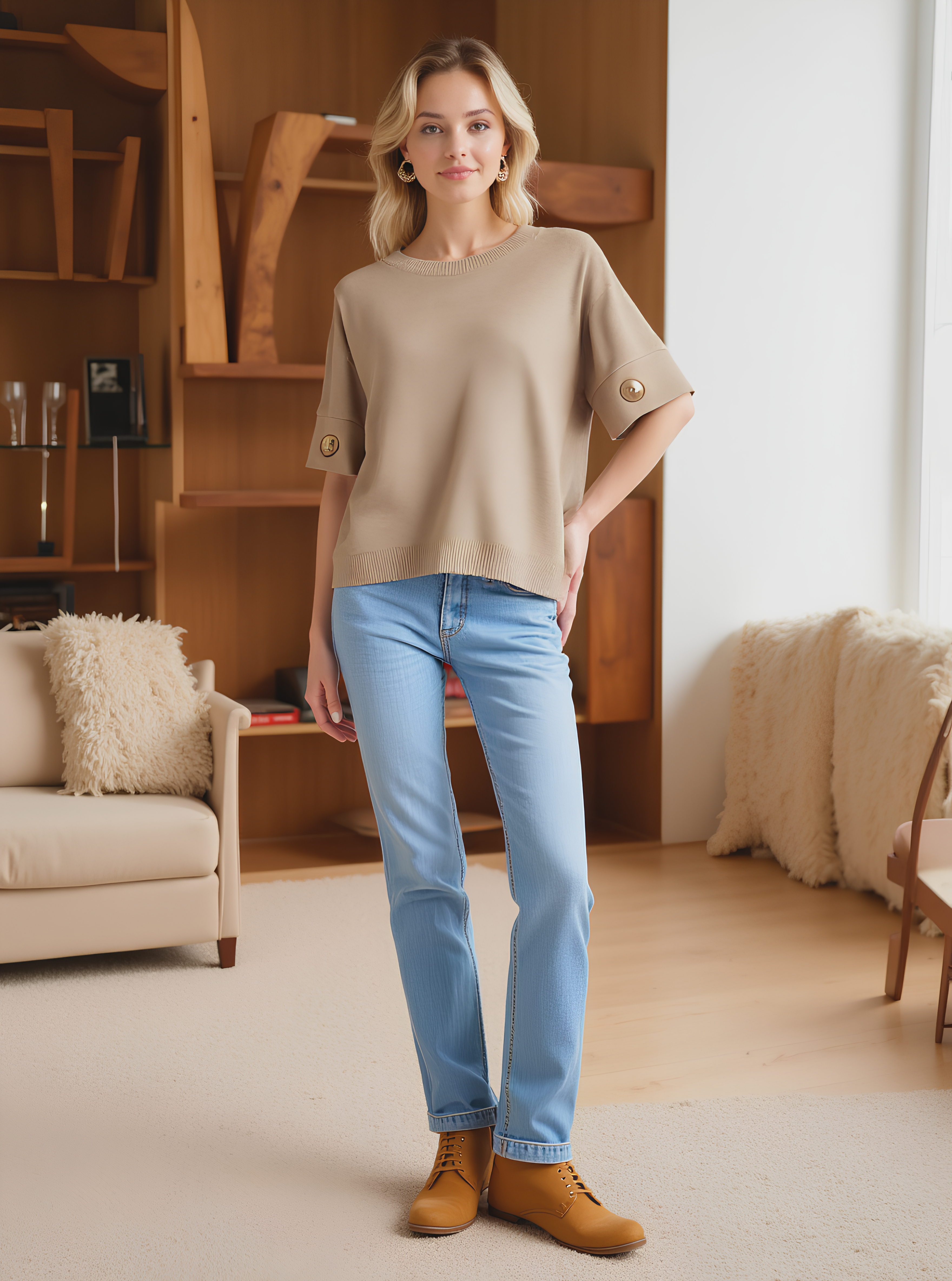 Sophie - Elegante Trui Blouse