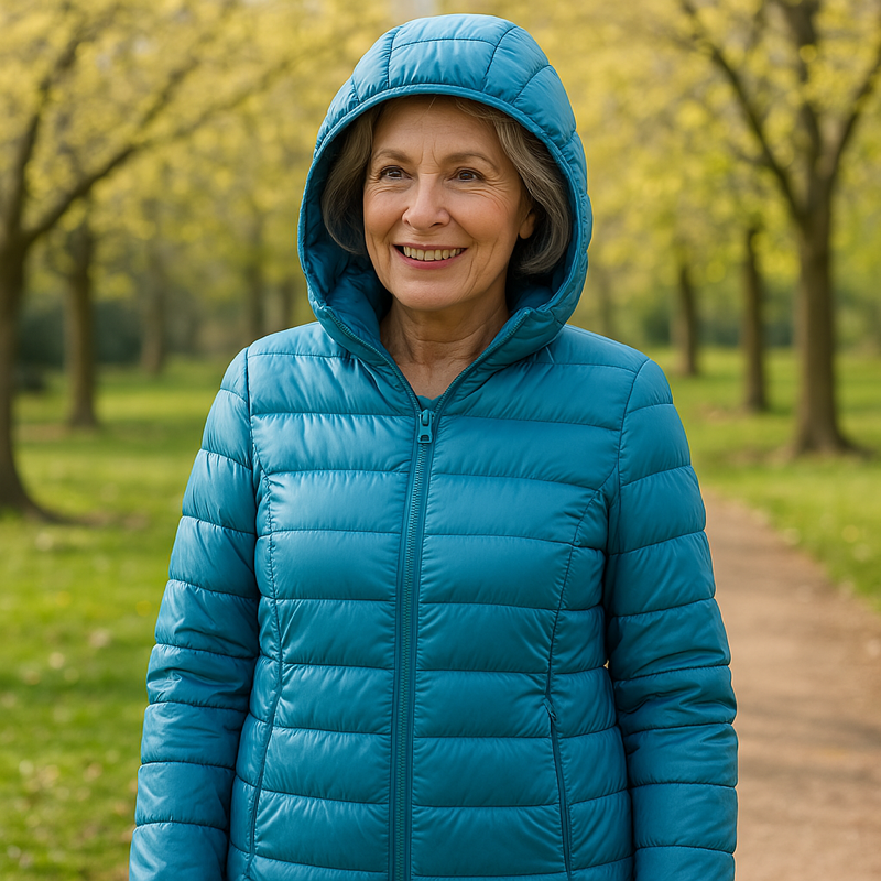 Elara Gevoerde Tussenjas | Oceaanblauw