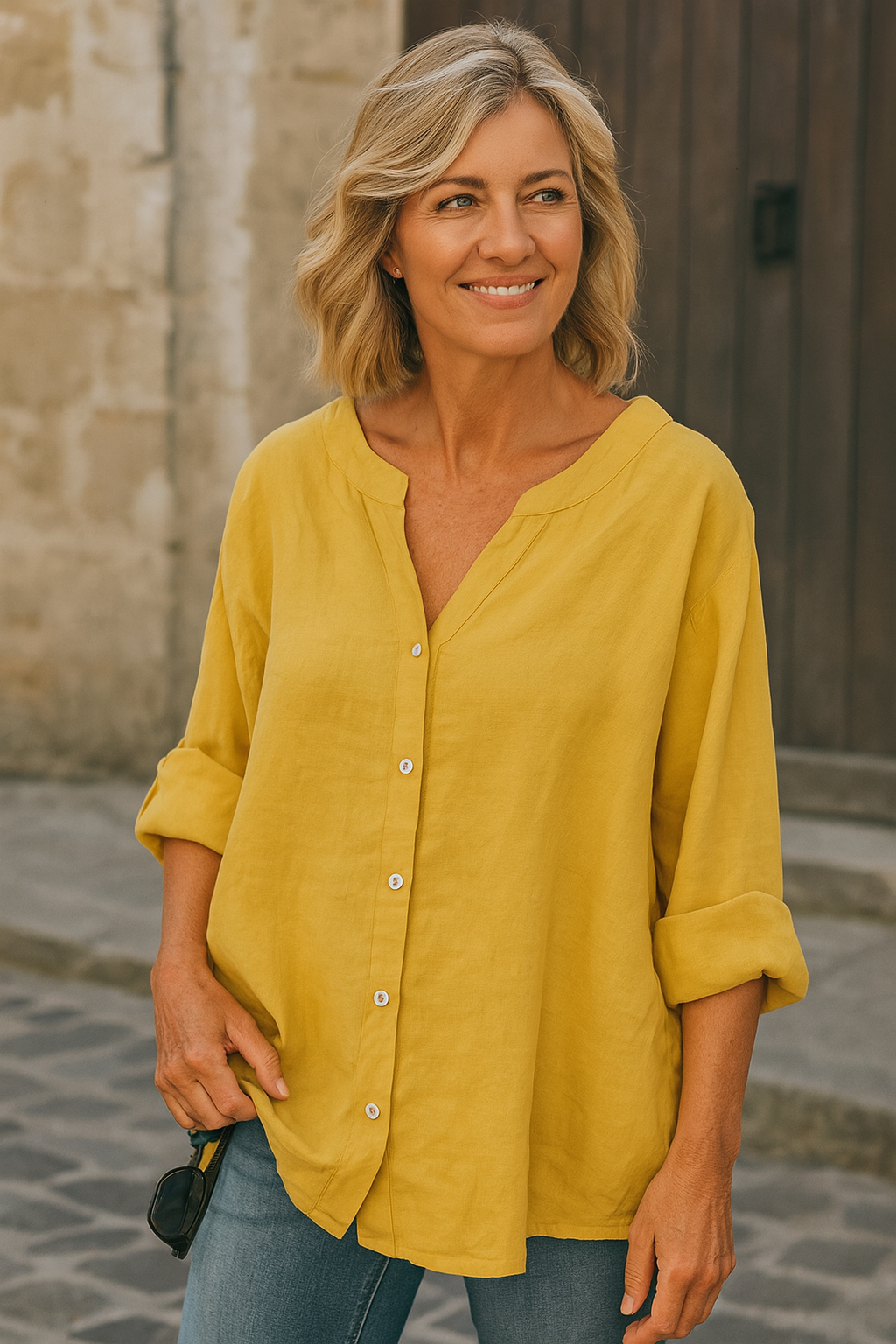 Olivia | Luchtige blouse met een relaxte zomerse vibe