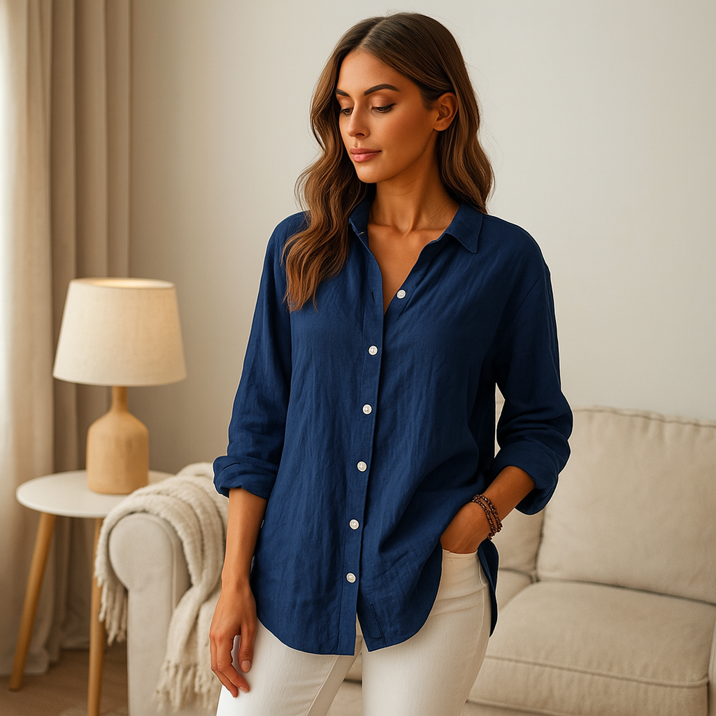 Olivia | Luchtige blouse met een relaxte zomerse vibe