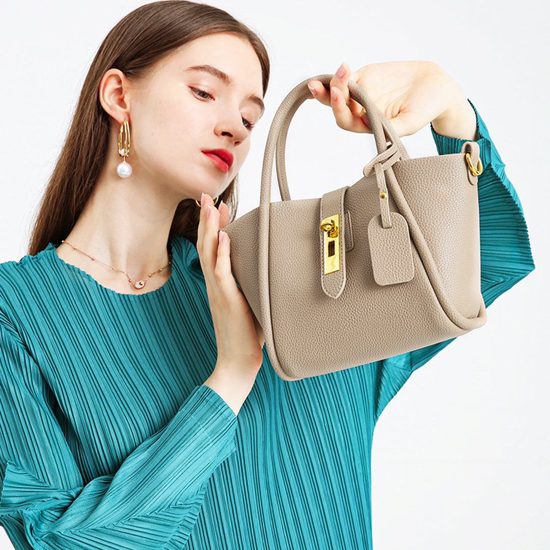 Lilia | Leren tas