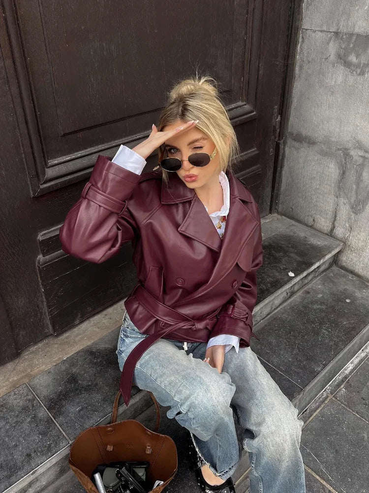 Clara | Leather Jacket