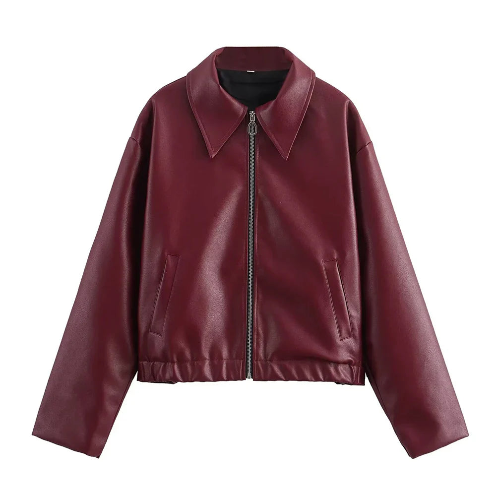 Ilse | Leren motorjack