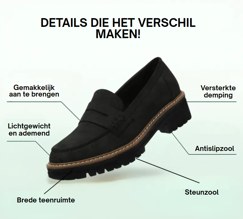 Celina™ | Chique orthopedische comfortloafers