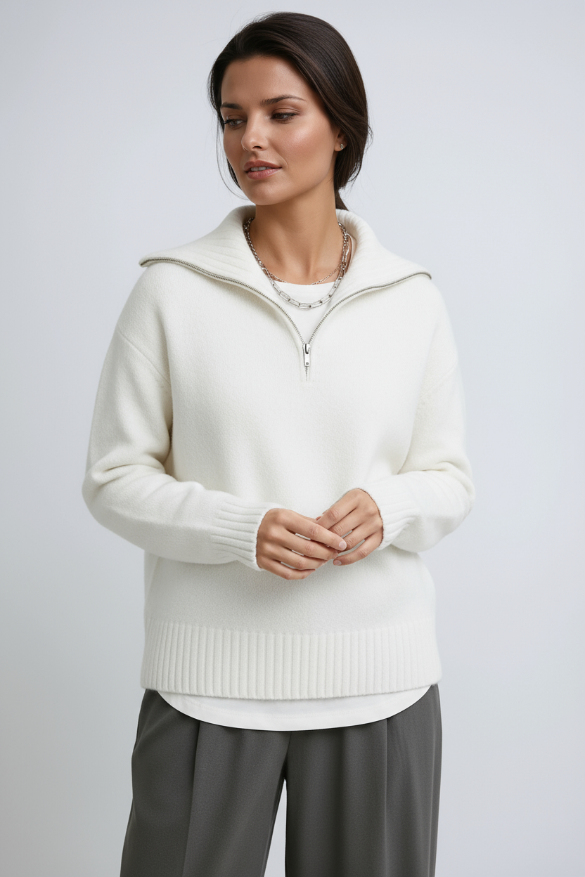 Trui Dames | Half Zip & Gebreid