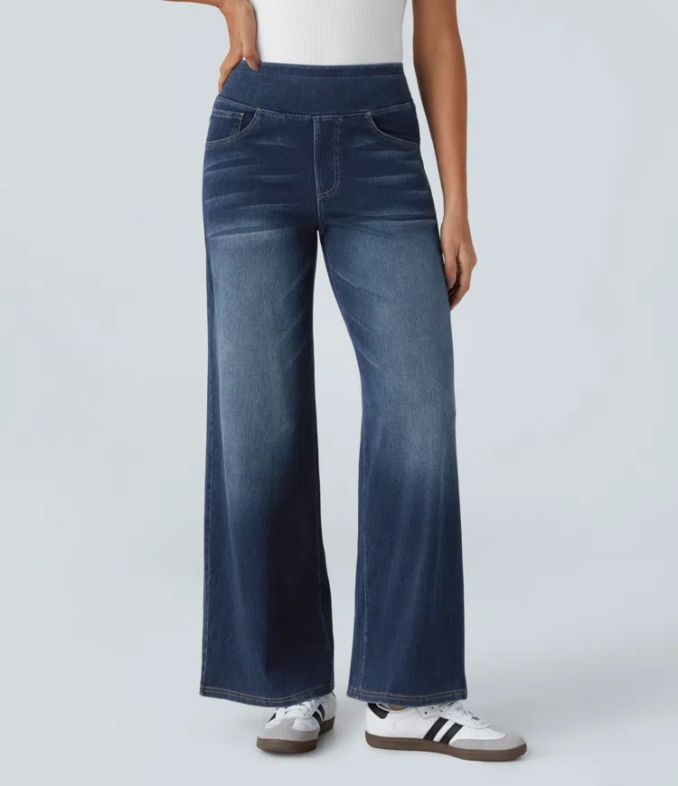 Flora | Comfortabele jeans met hoge taille