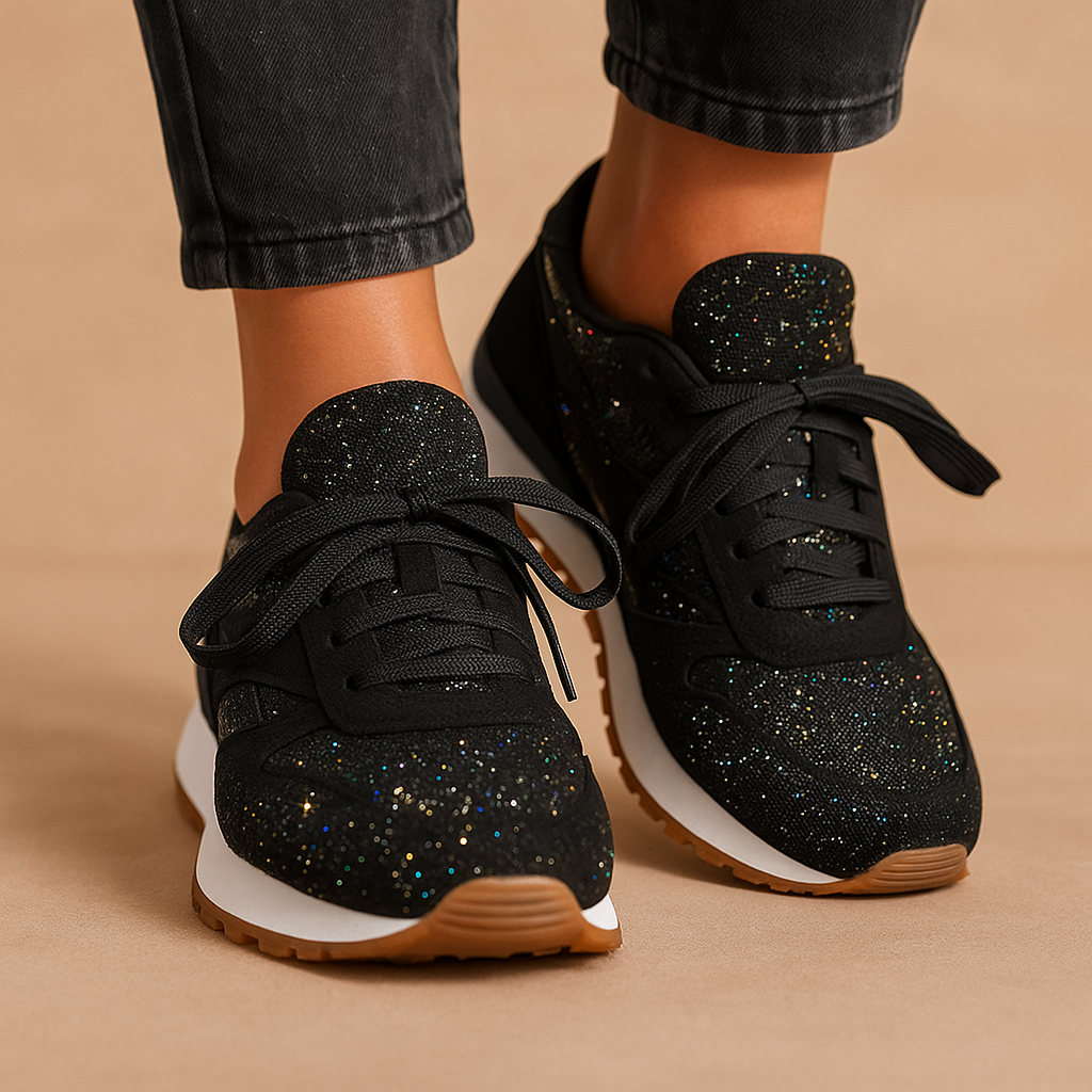 Glitter sneakers met pailletten voor dames | Fiona