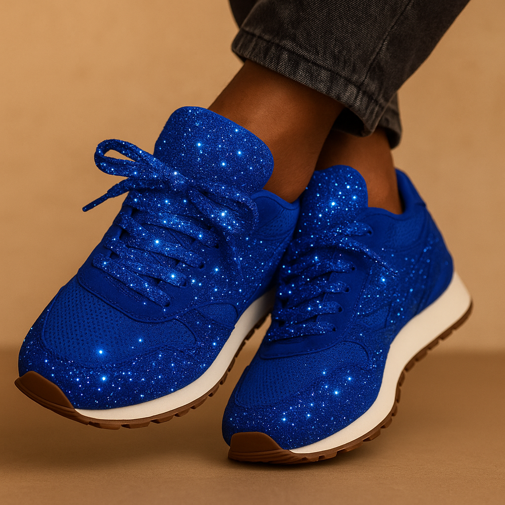 Glitter sneakers met pailletten voor dames | Fiona