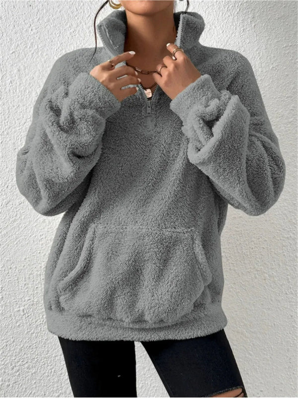 Oversized Zachte Dames Fleece Hoodie met Capuchon