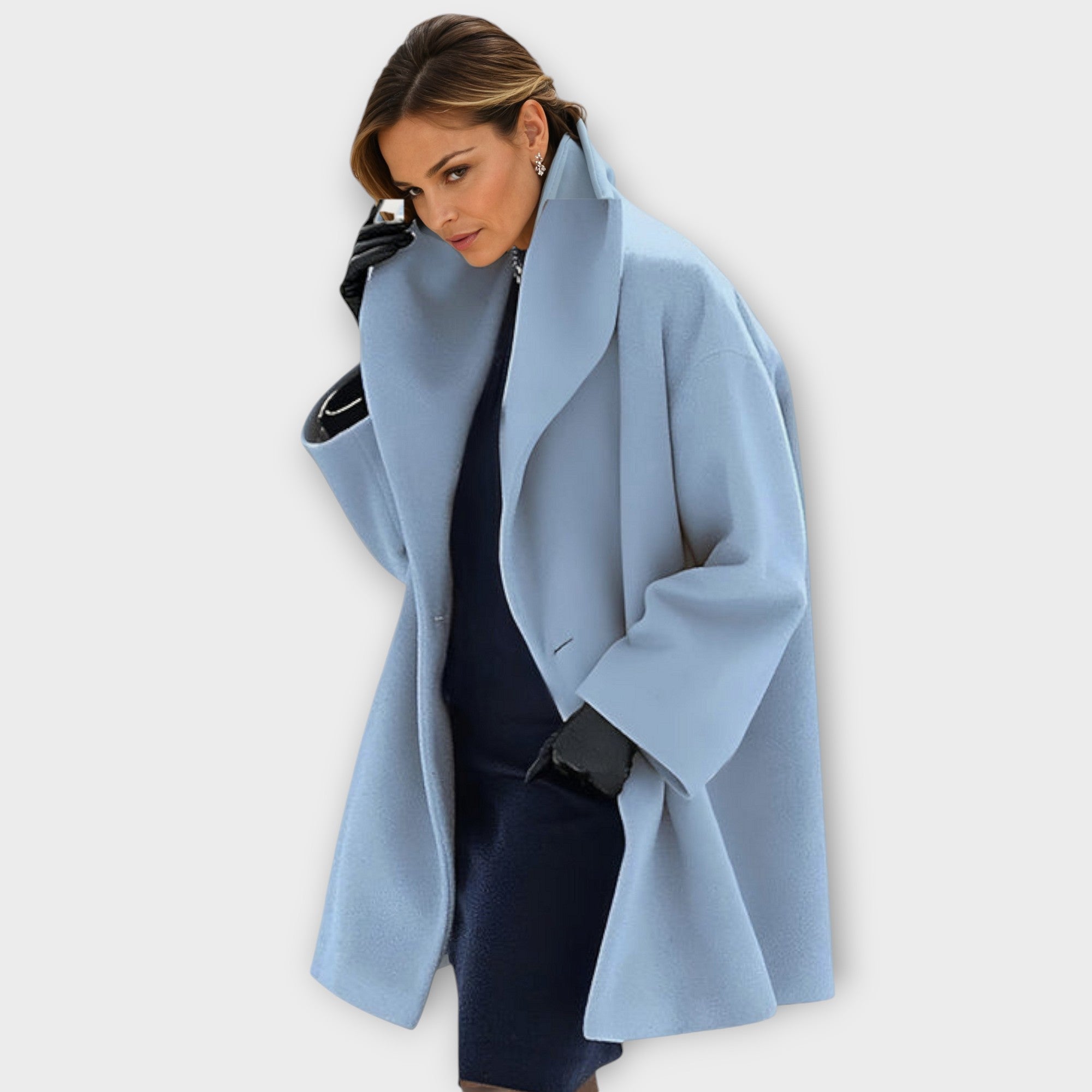 Emy | Premium Winddichte Wollen Mantel