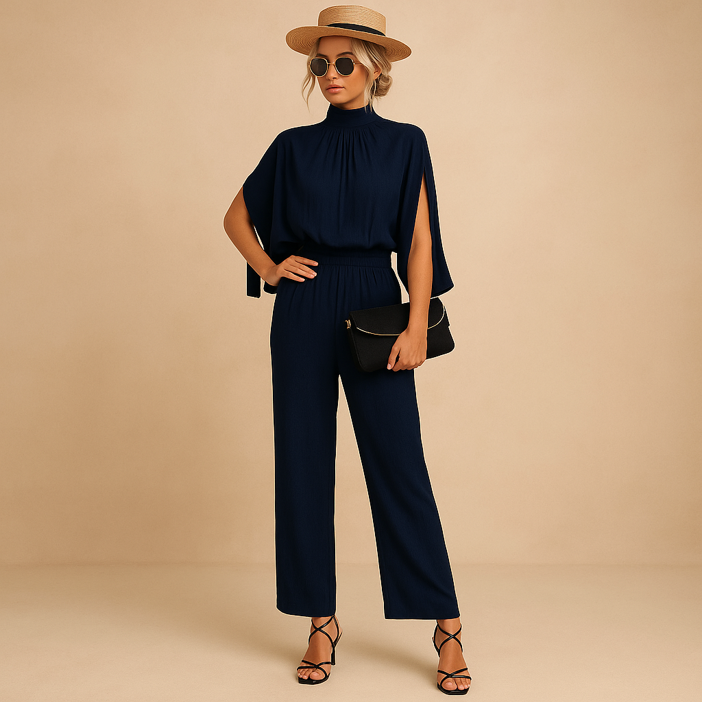 Lichte zomerjumpsuit met verstelbare bandjes voor dames | Esra