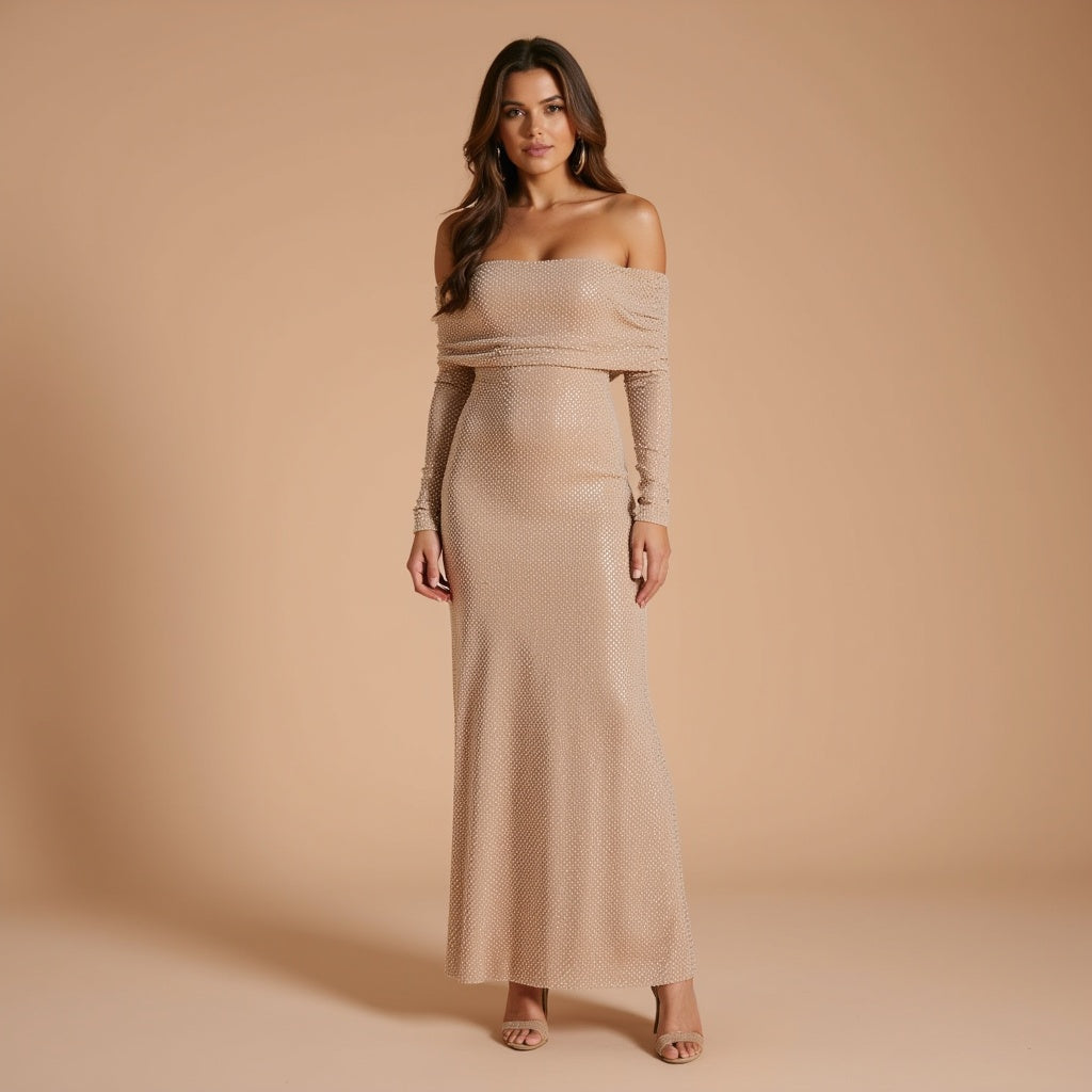 Robe Margaux - Off-Shoulder Jurk