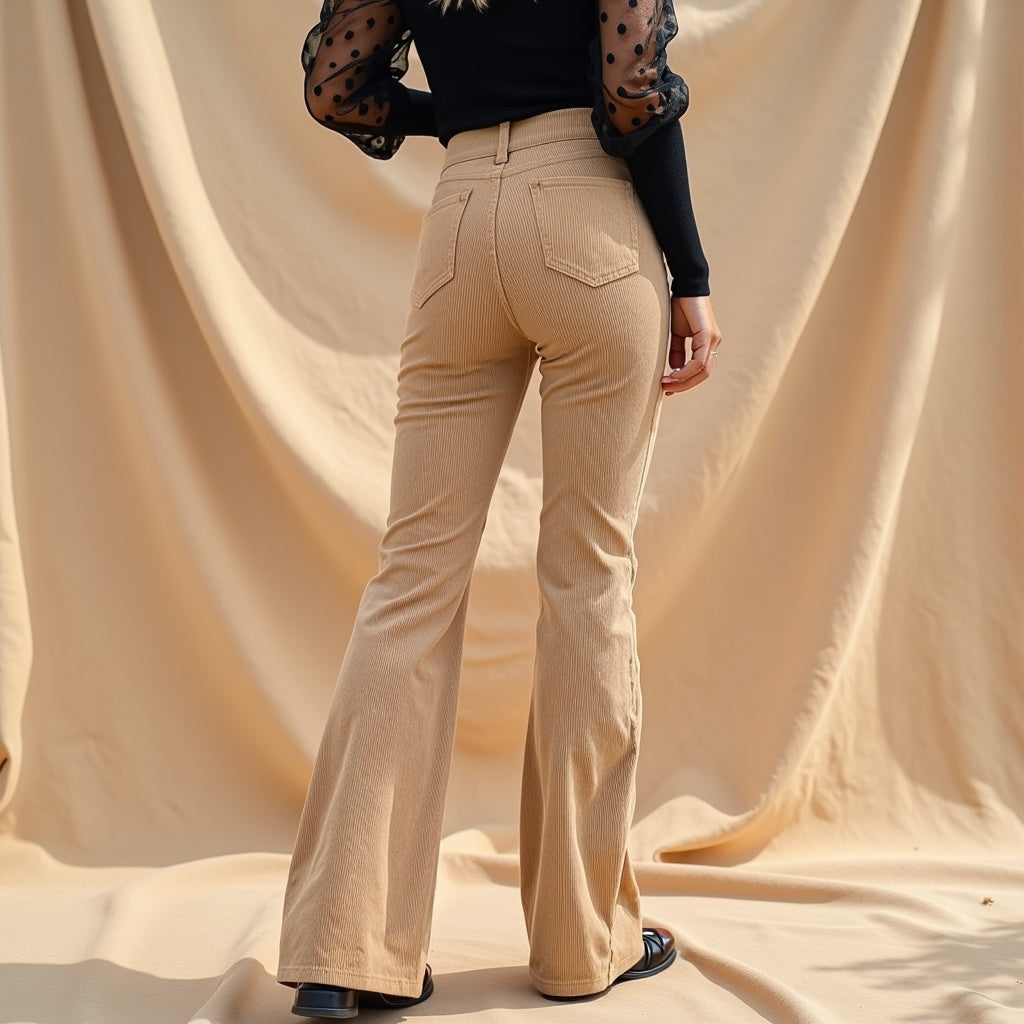 Jacquelin | Corduroy Flared Broek