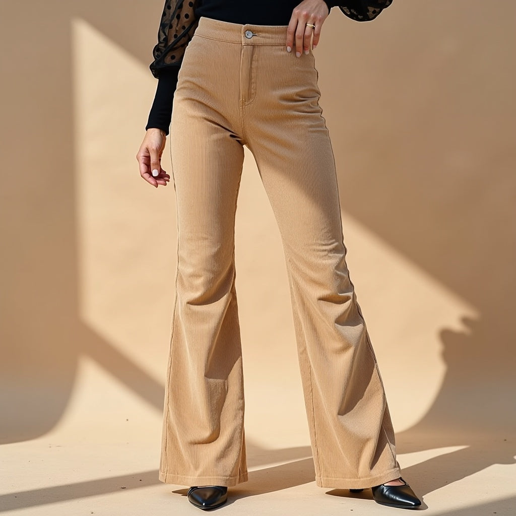 Jacquelin | Corduroy Flared Broek